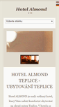 Mobile Screenshot of hotelalmond.cz